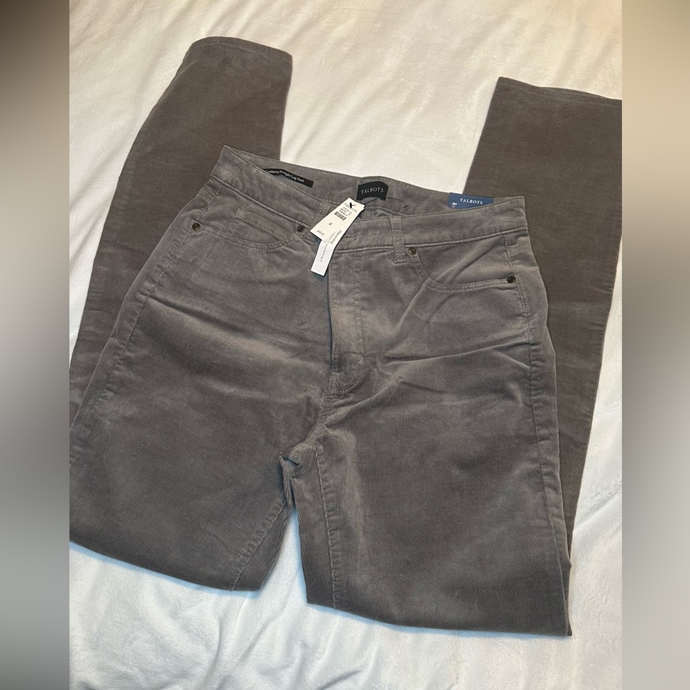 Women’s Talbots Corduroy Straight Leg Pants size 6